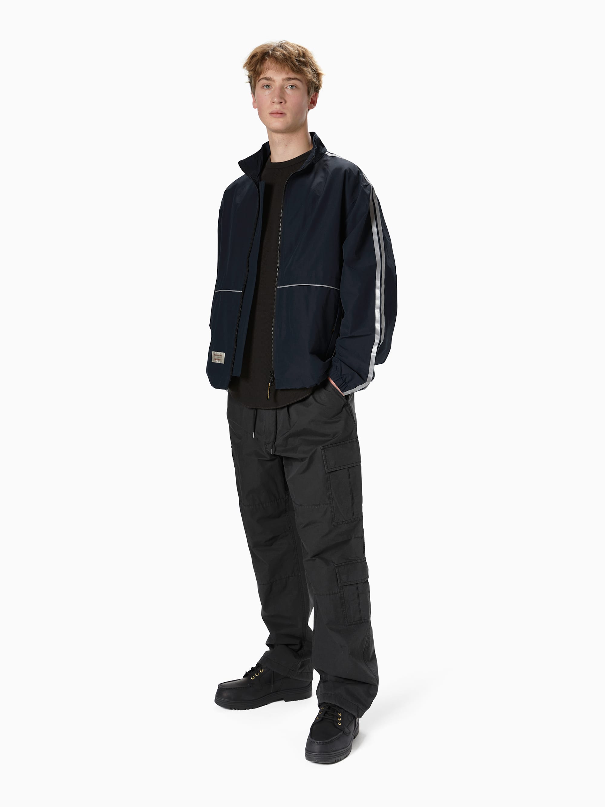 thisisneverthat - GORE-TEX WINDSTOPPER® Track Jacket (Navy) product image 5 | TRAB K-Fashion Australia