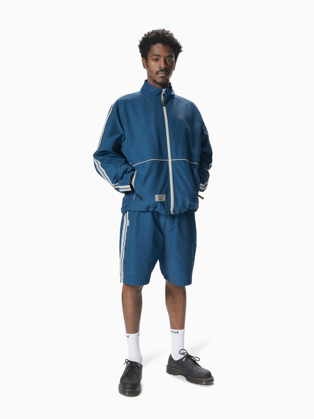 thisisneverthat - GORE-TEX WINDSTOPPER® Track Short (Blue) product image 6 | TRAB K-Fashion Australia