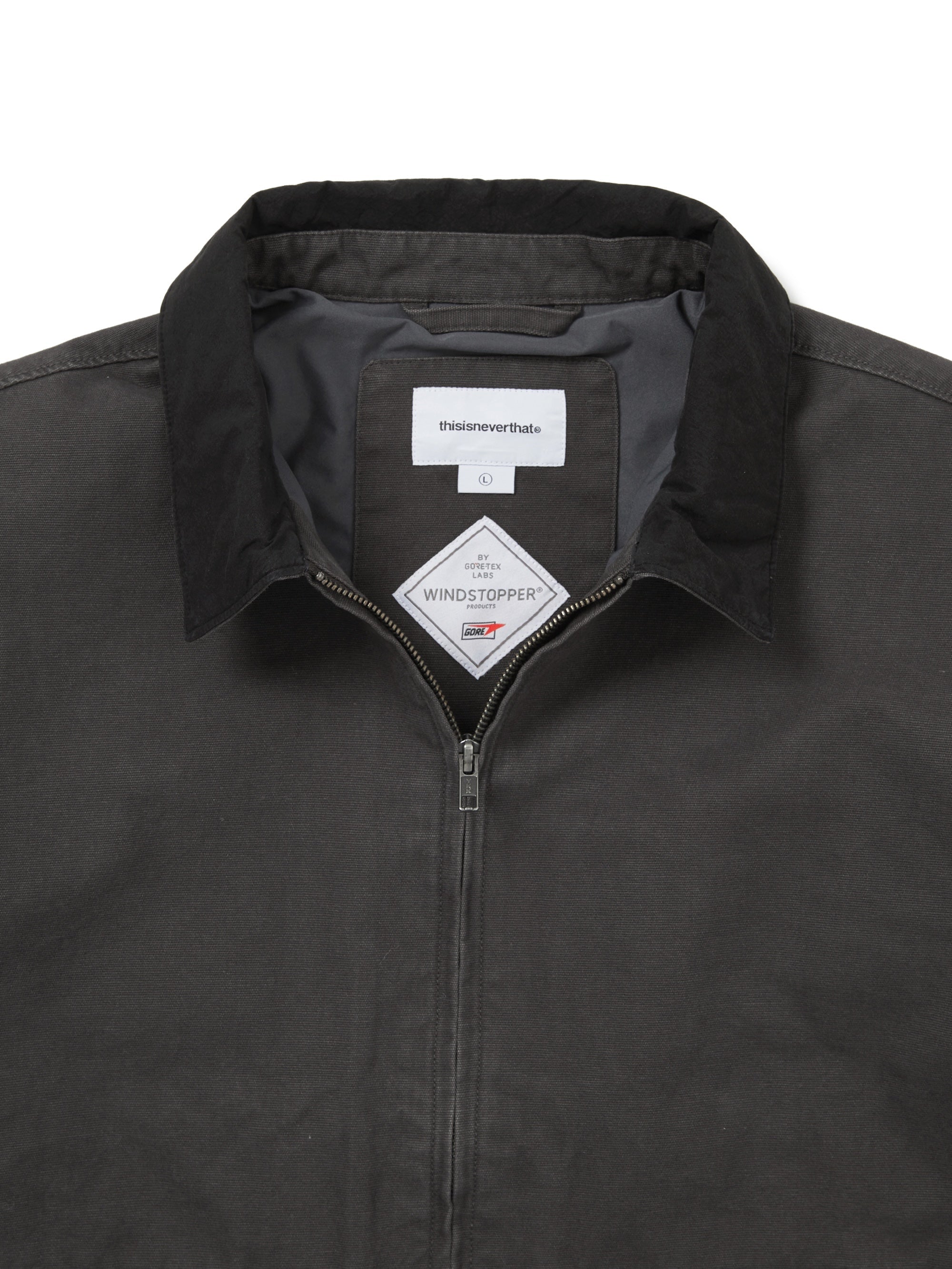 thisisneverthat - GORE-TEX WINDSTOPPER® Utility Jacket (Charcoal) product image 2 | TRAB K-Fashion Australia