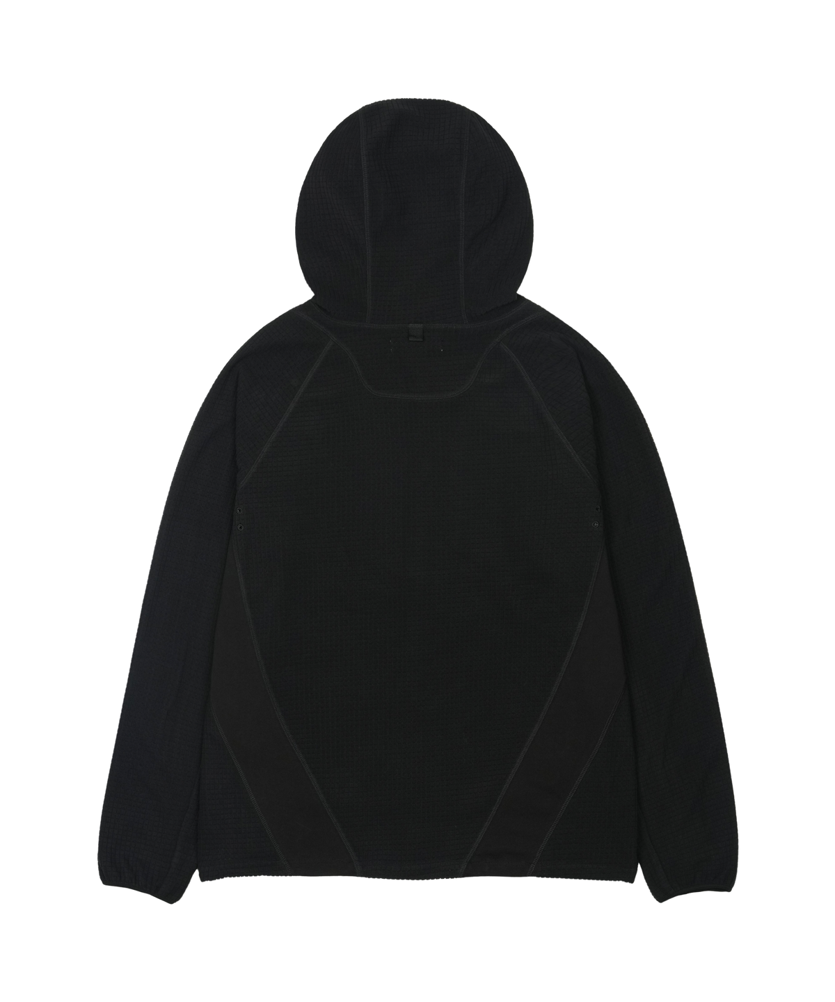 San San Gear - Grid Zip-Up Hoodie (Black) product image 2 | TRAB K-Fashion Australia