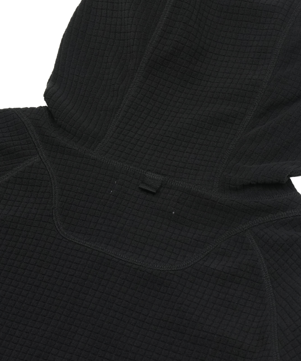 San San Gear - Grid Zip-Up Hoodie (Black) product image 6 | TRAB K-Fashion Australia