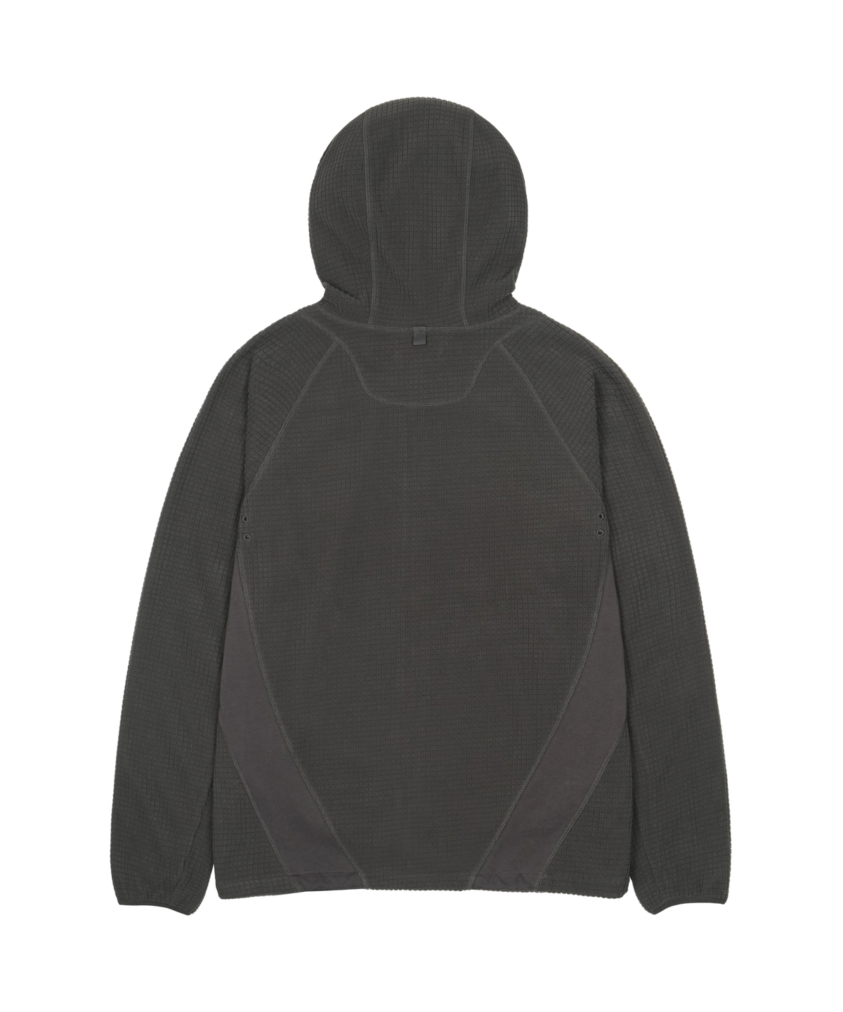 San San Gear - Grid Zip-Up Hoodie (Charcoal) product image 2 | TRAB K-Fashion Australia