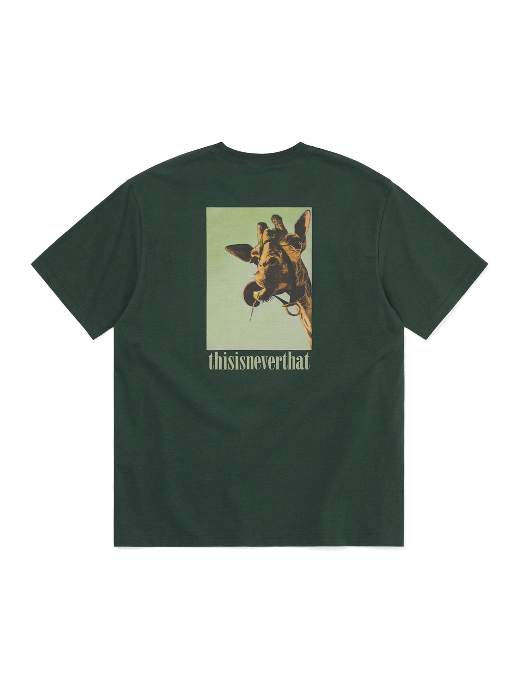 thisisneverthat - Giraffe Tee (Deep Forest) product image 1 | TRAB K-Fashion Australia