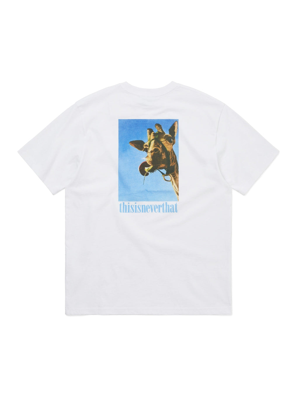 thisisneverthat - Giraffe Tee (Deep White) product image 1 | TRAB K-Fashion Australia