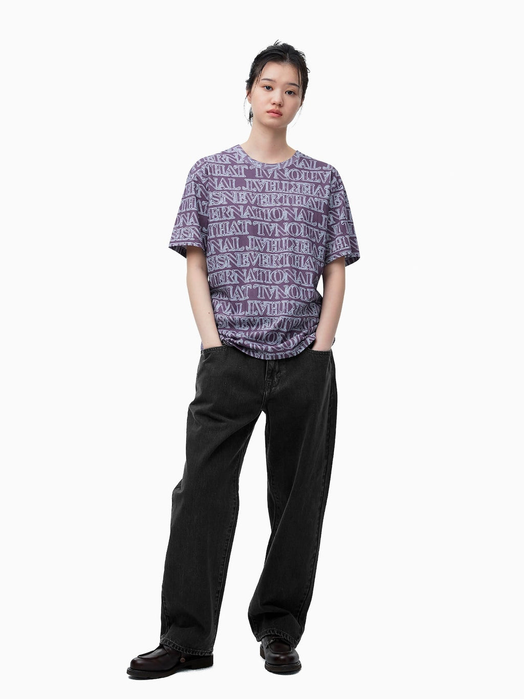 thisisneverthat - Glass Logo Tee (Fuchsia) product image 6 | TRAB K-Fashion Australia