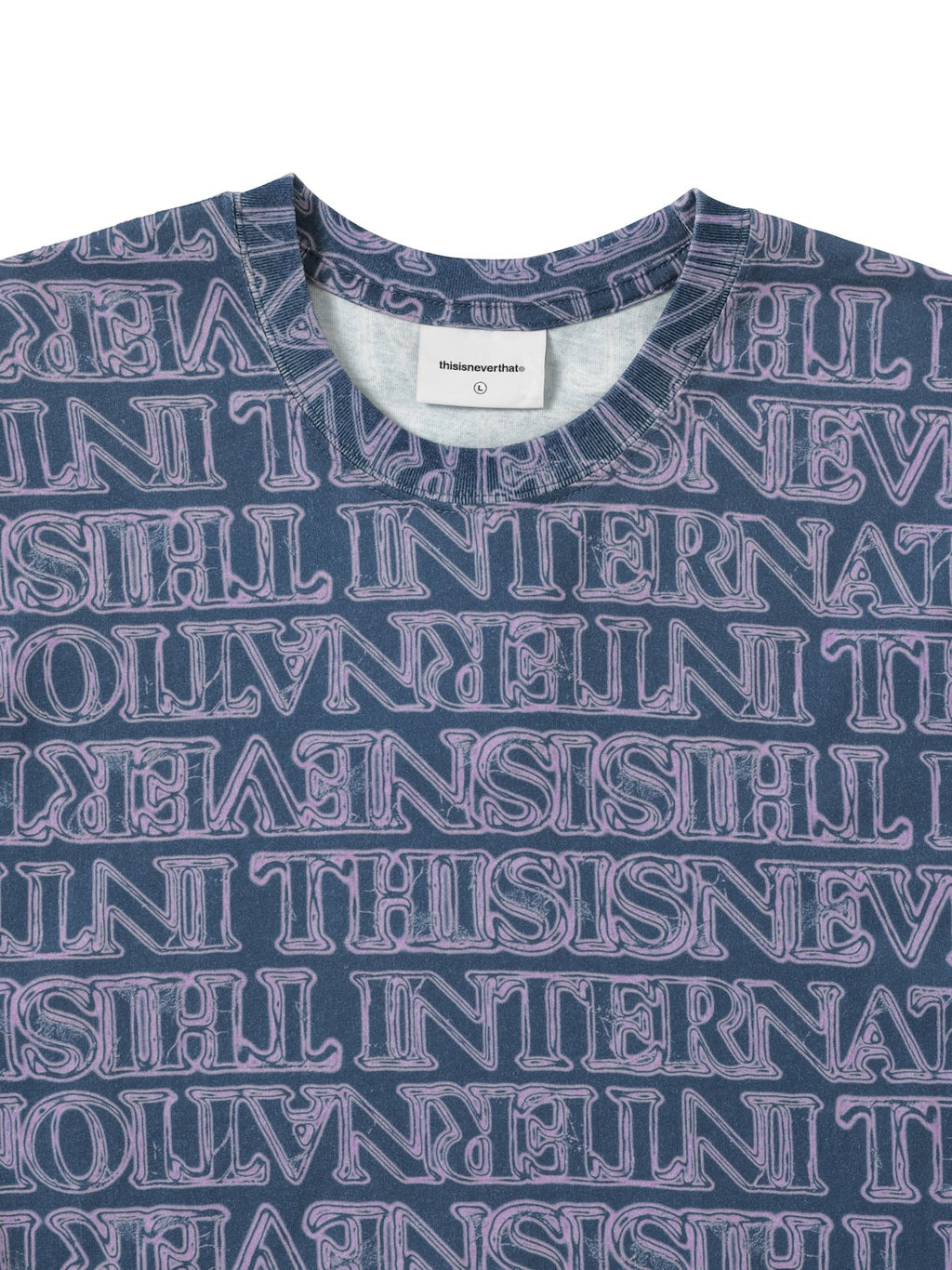 thisisneverthat - Glass Logo Tee (Navy) product image 2 | TRAB K-Fashion Australia