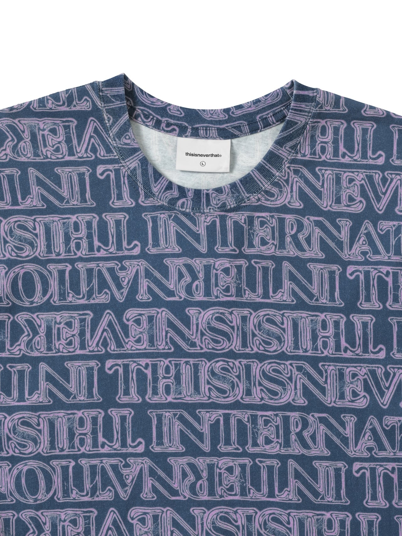 thisisneverthat - Glass Logo Tee (Navy) product image 2 | TRAB K-Fashion Australia