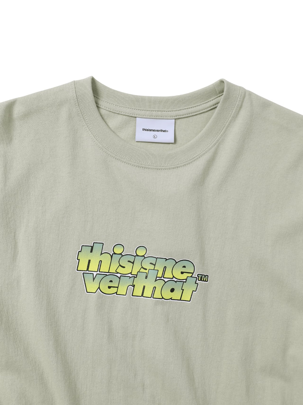 thisisneverthat - Gradient OL-Logo Tee (Stone) product image 2 | TRAB K-Fashion Australia