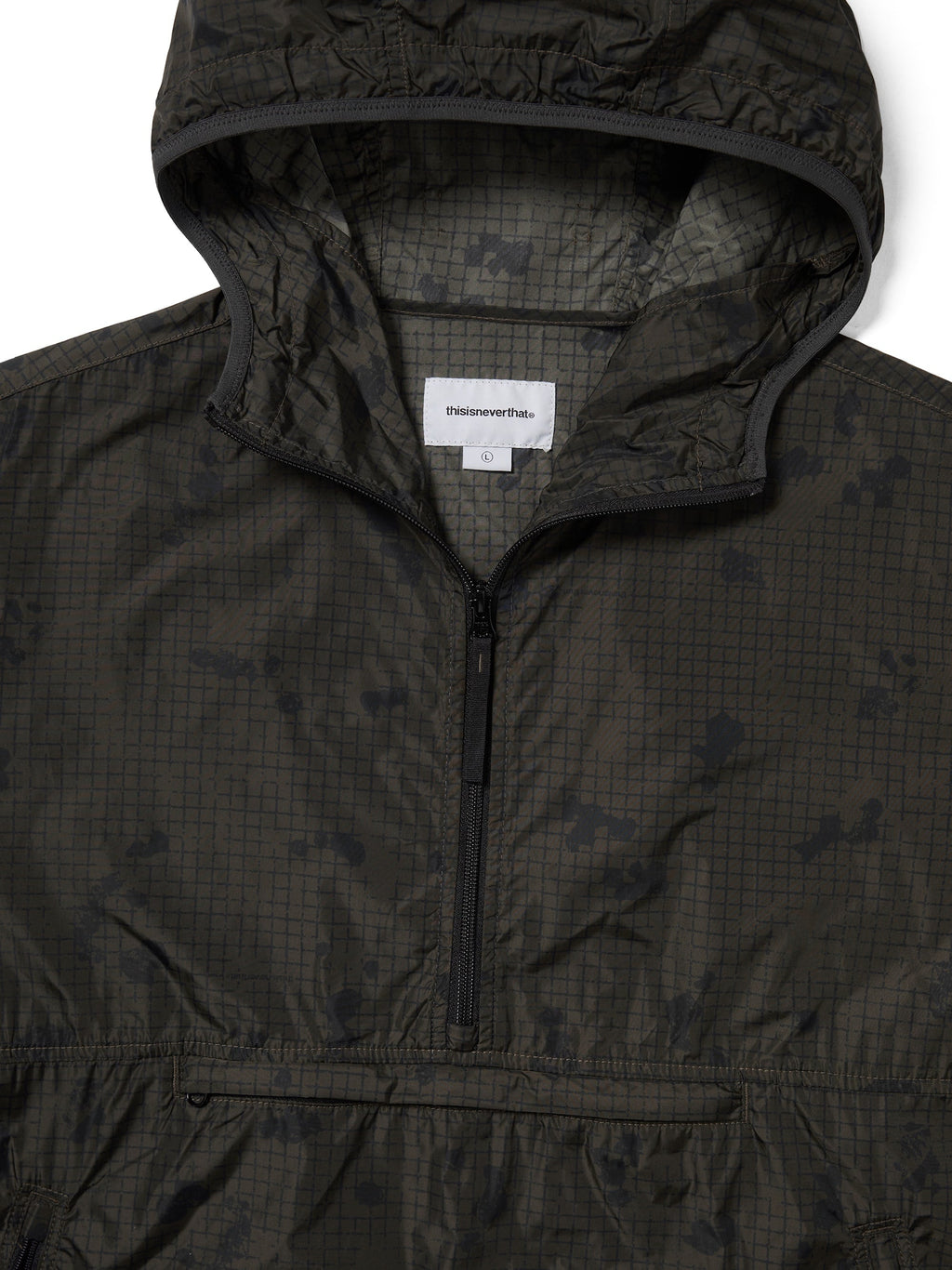 thisisneverthat - Grid Nylon Anorak (Olive) product image 2 | TRAB K-Fashion Australia