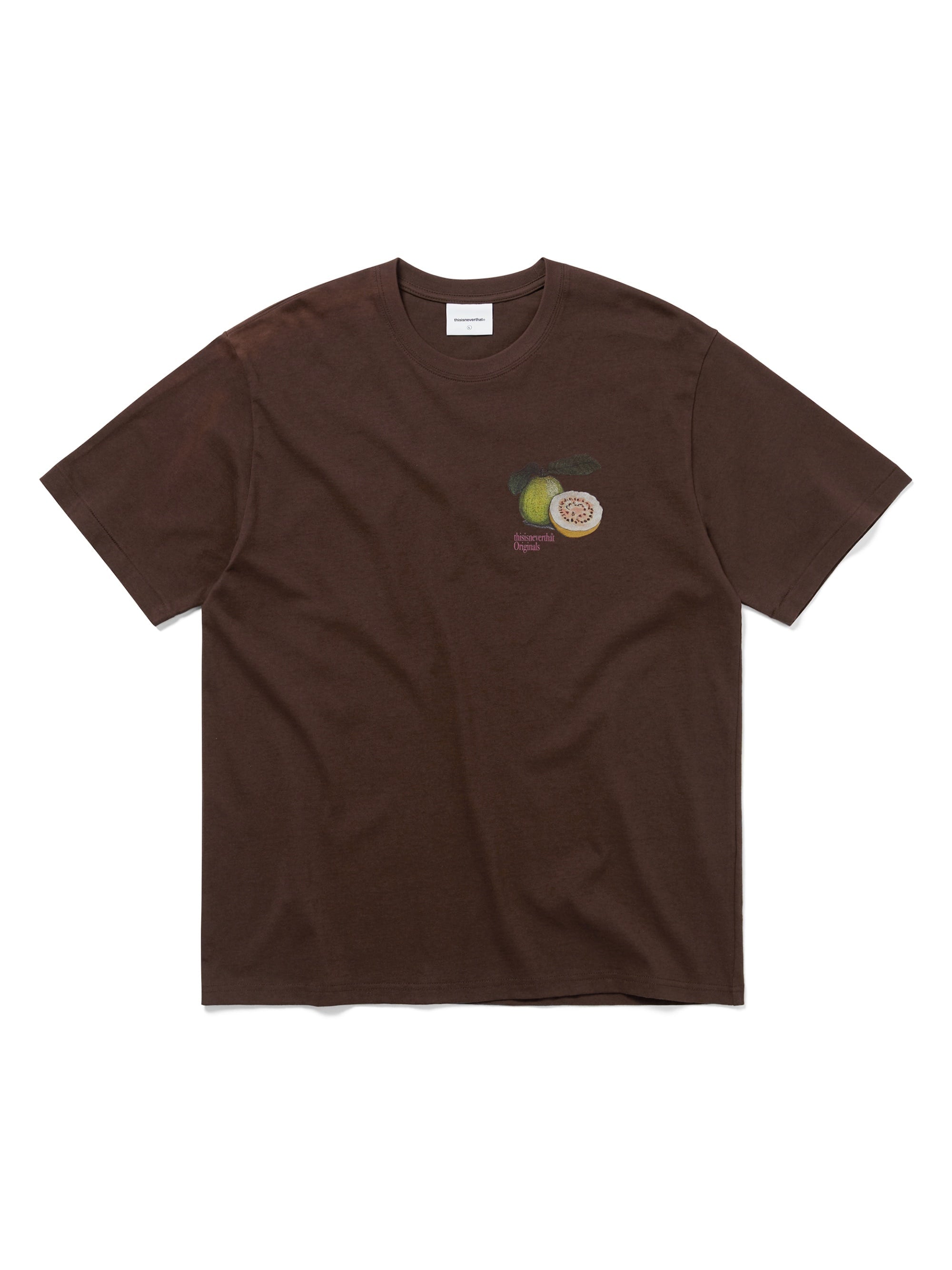 thisisneverthat - Guava Tee Dark (Chocolate) product image 1 | TRAB K-Fashion Australia