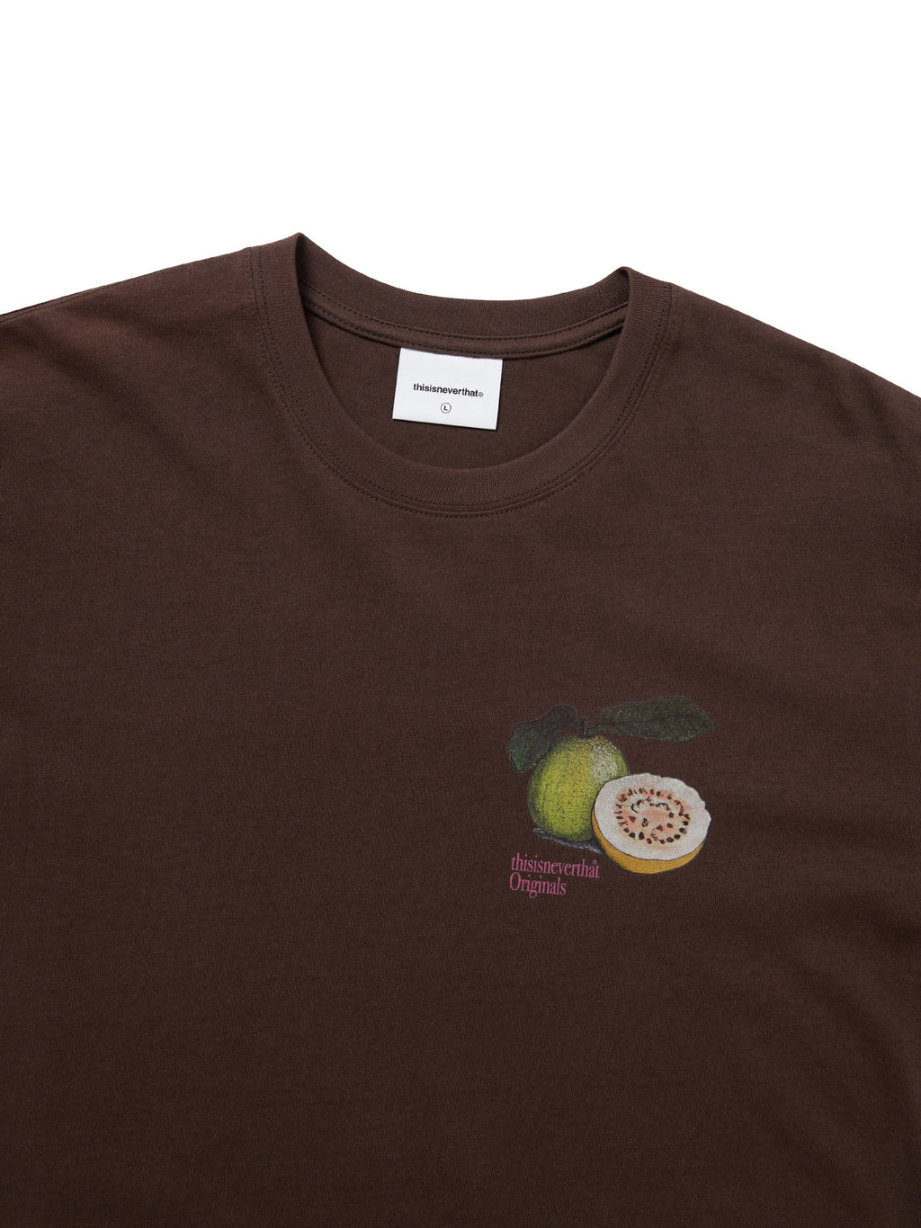 thisisneverthat - Guava Tee Dark (Chocolate) product image 2 | TRAB K-Fashion Australia