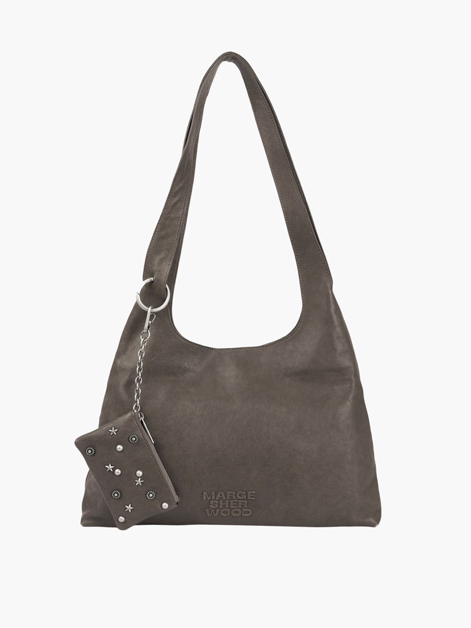 Marge Sherwood - Halter Hobo Large (Taupe Washed Nappa) product image 1 | TRAB K-Fashion Australia