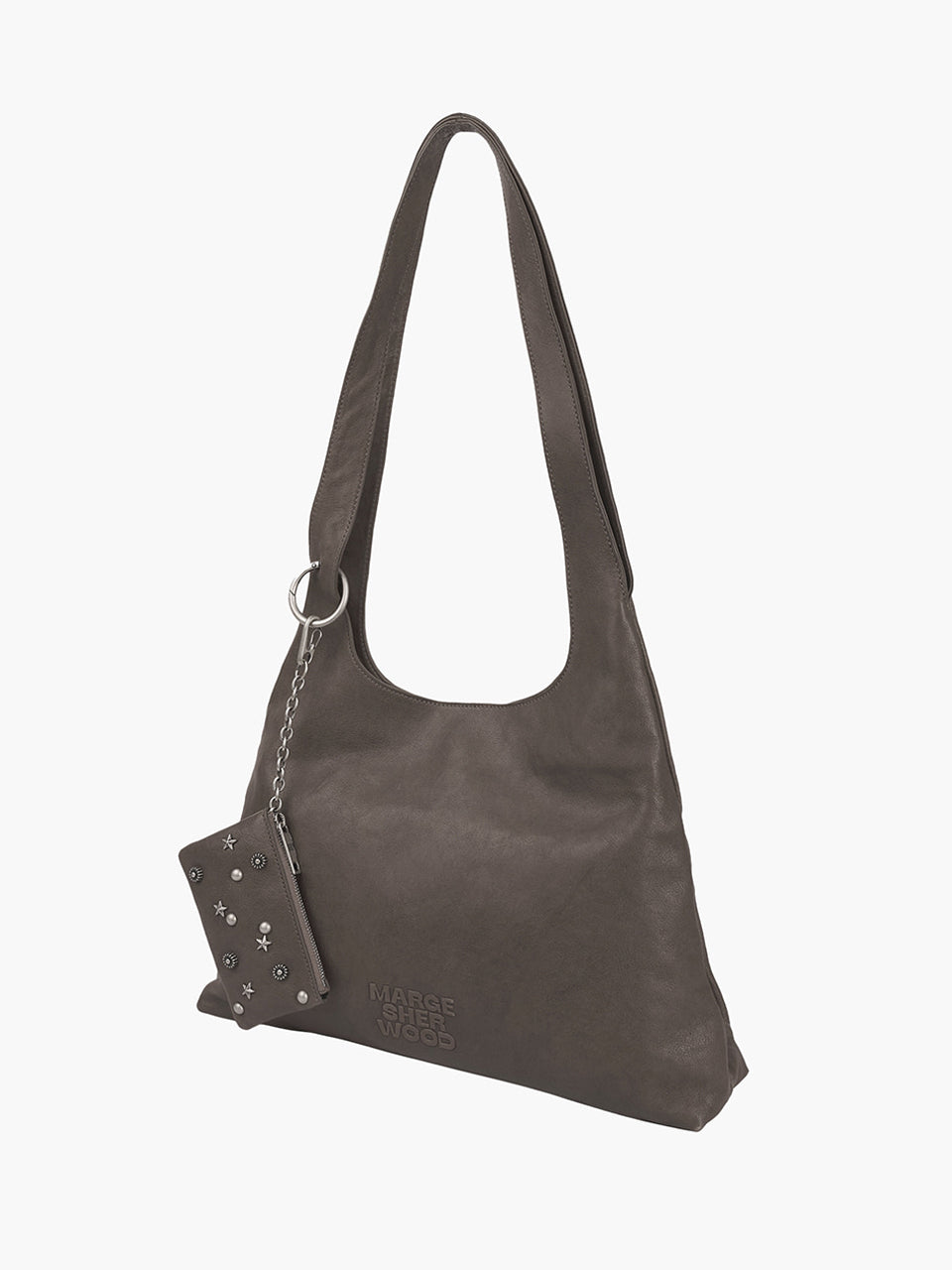 Marge Sherwood - Halter Hobo Large (Taupe Washed Nappa) product image 3 | TRAB K-Fashion Australia