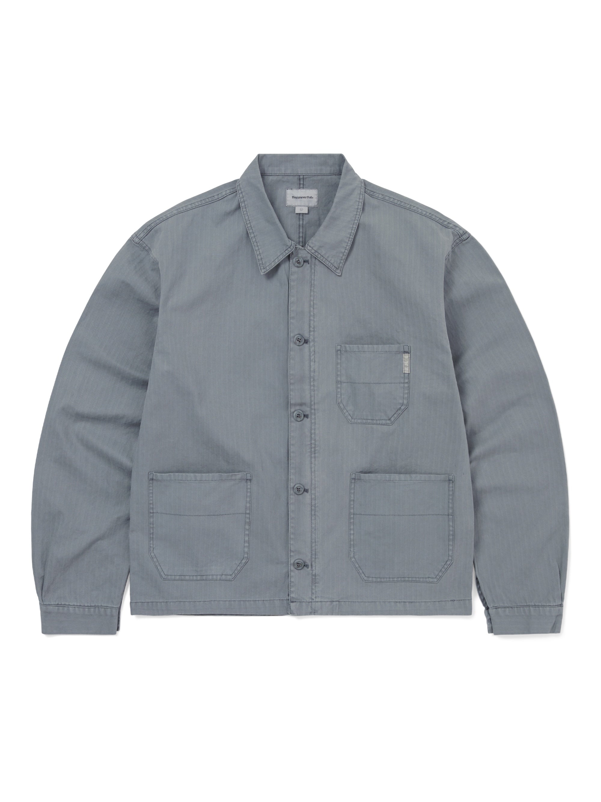thisisneverthat - HBT Washed Jacket (Blue) product image 1 | TRAB K-Fashion Australia