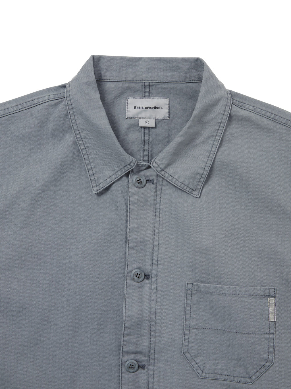 thisisneverthat - HBT Washed Jacket (Blue) product image 2 | TRAB K-Fashion Australia