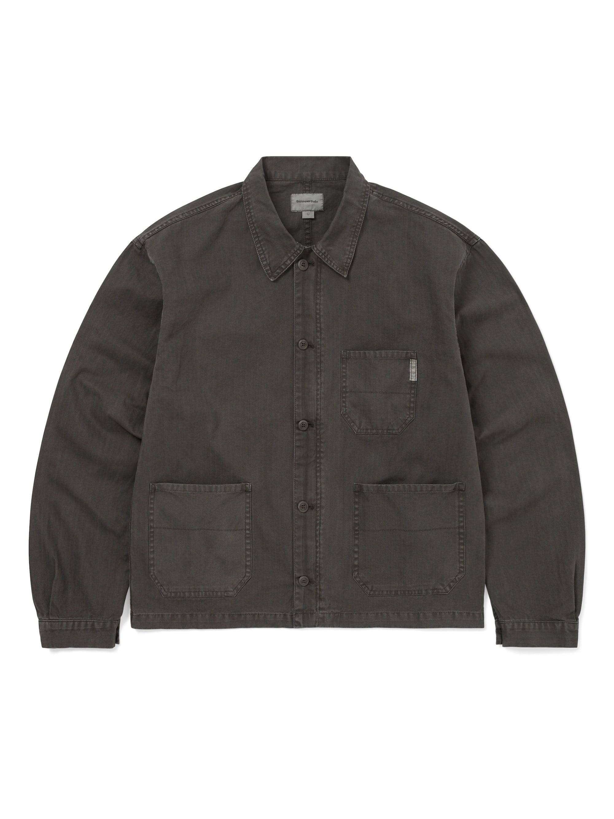 thisisneverthat - HBT Washed Jacket (Charcoal) product image 1 | TRAB K-Fashion Australia