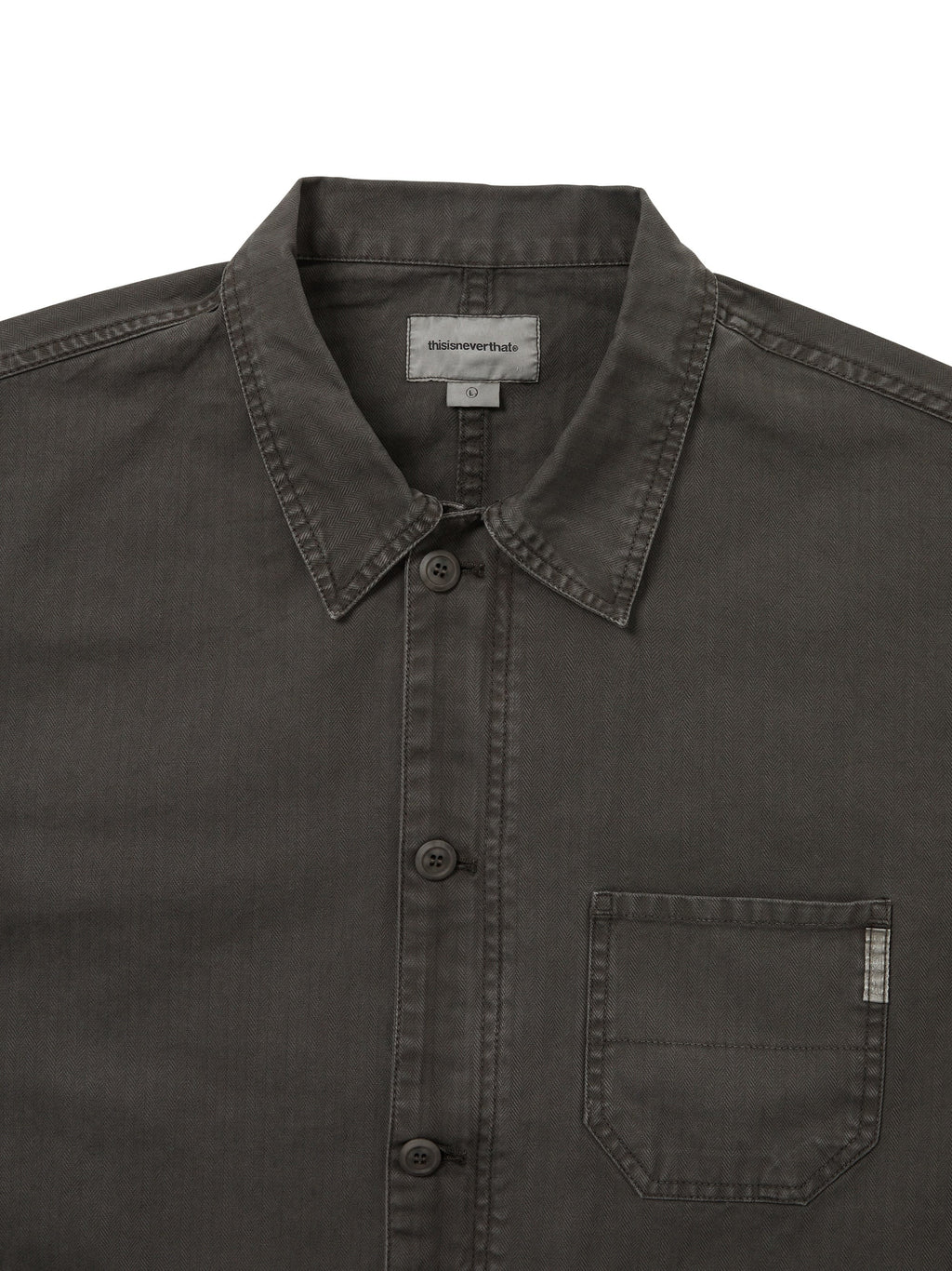 thisisneverthat - HBT Washed Jacket (Charcoal) product image 2 | TRAB K-Fashion Australia