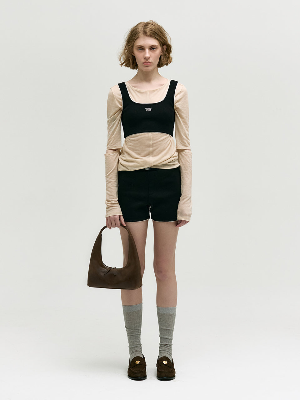 Marge Sherwood - Hobo Shoulder (Washed Brown Pull-Up) product image 6 | TRAB K-Fashion Australia