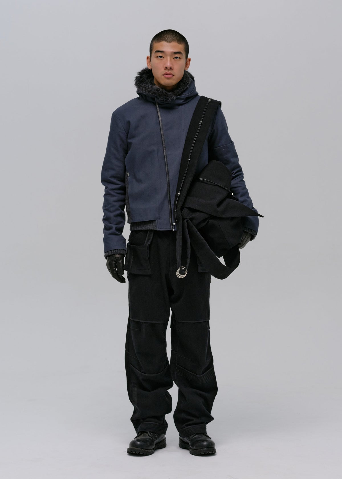 Hyein Seo - Detachable Bag Pants (Black) product image 1 | TRAB K-Fashion Australia