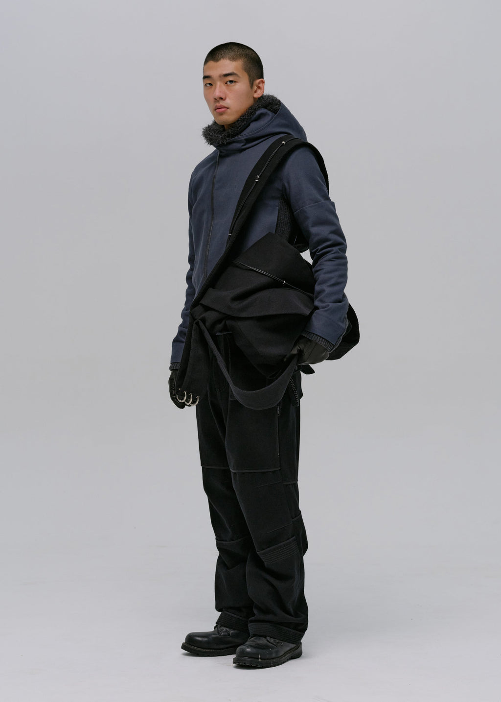 Hyein Seo - Detachable Bag Pants (Black) product image 2 | TRAB K-Fashion Australia