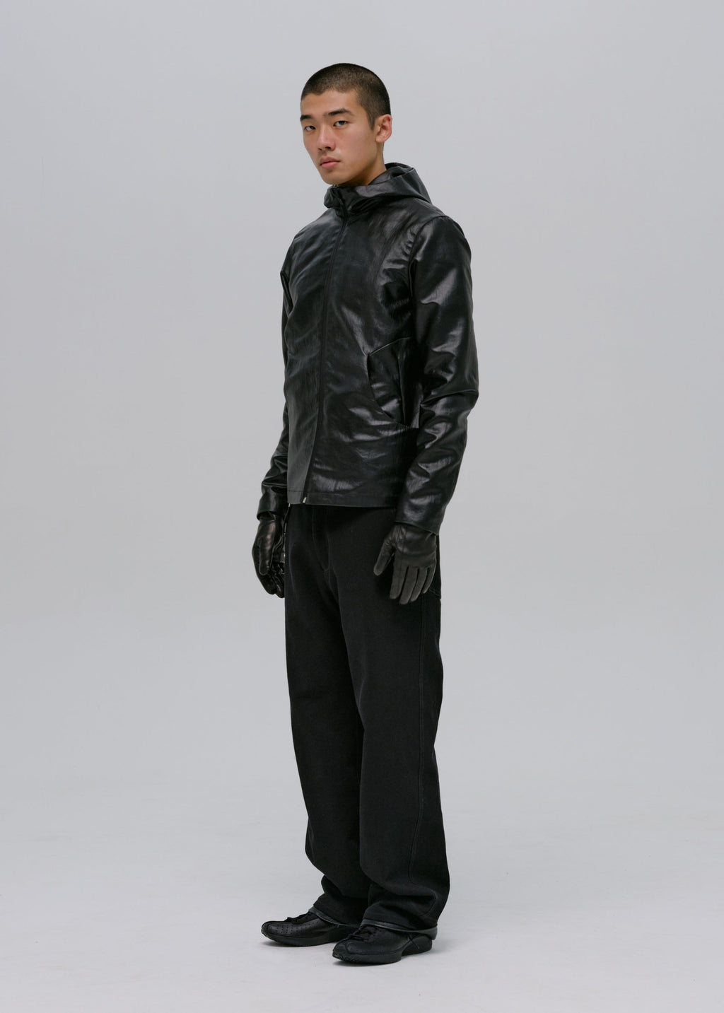 Hyein Seo - Hooded Zip Jacket (Black) product image 2 | TRAB K-Fashion Australia