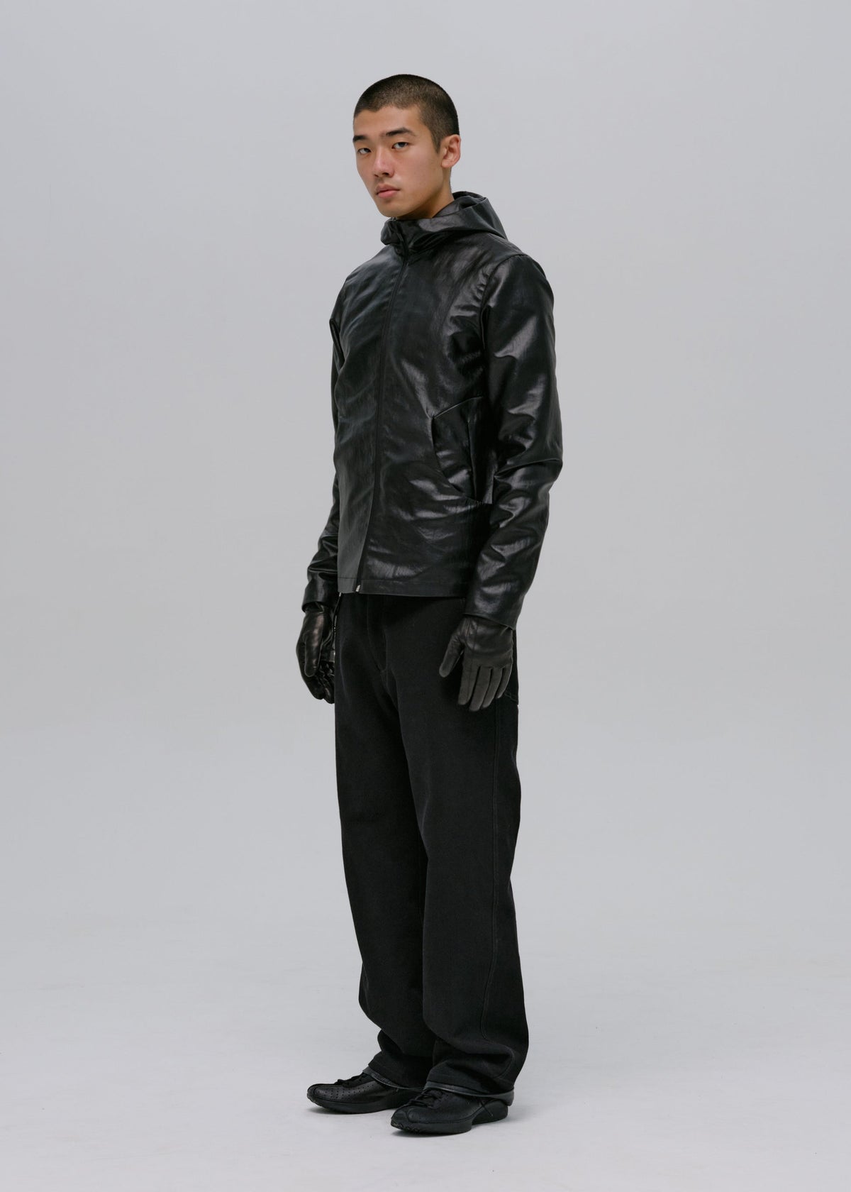 Hyein Seo - Hooded Zip Jacket (Black) product image 2 | TRAB K-Fashion Australia