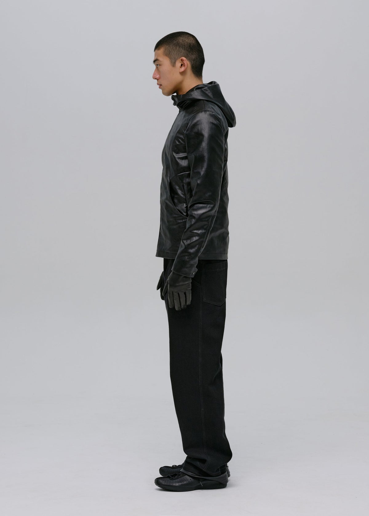 Hyein Seo - Hooded Zip Jacket (Black) product image 3 | TRAB K-Fashion Australia