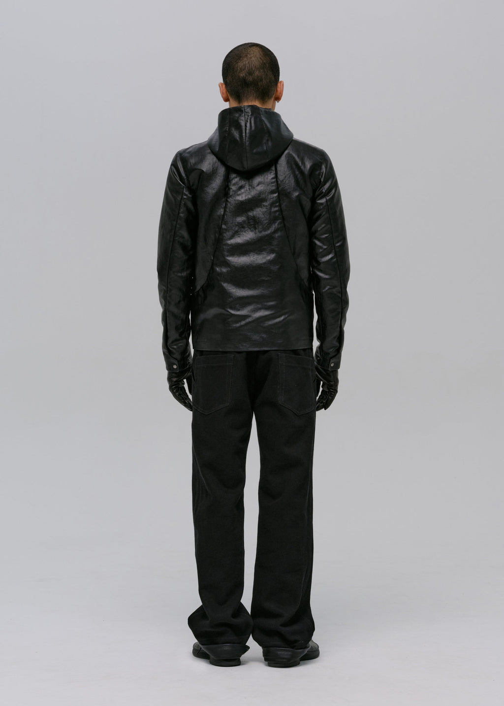 Hyein Seo - Hooded Zip Jacket (Black) product image 5 | TRAB K-Fashion Australia