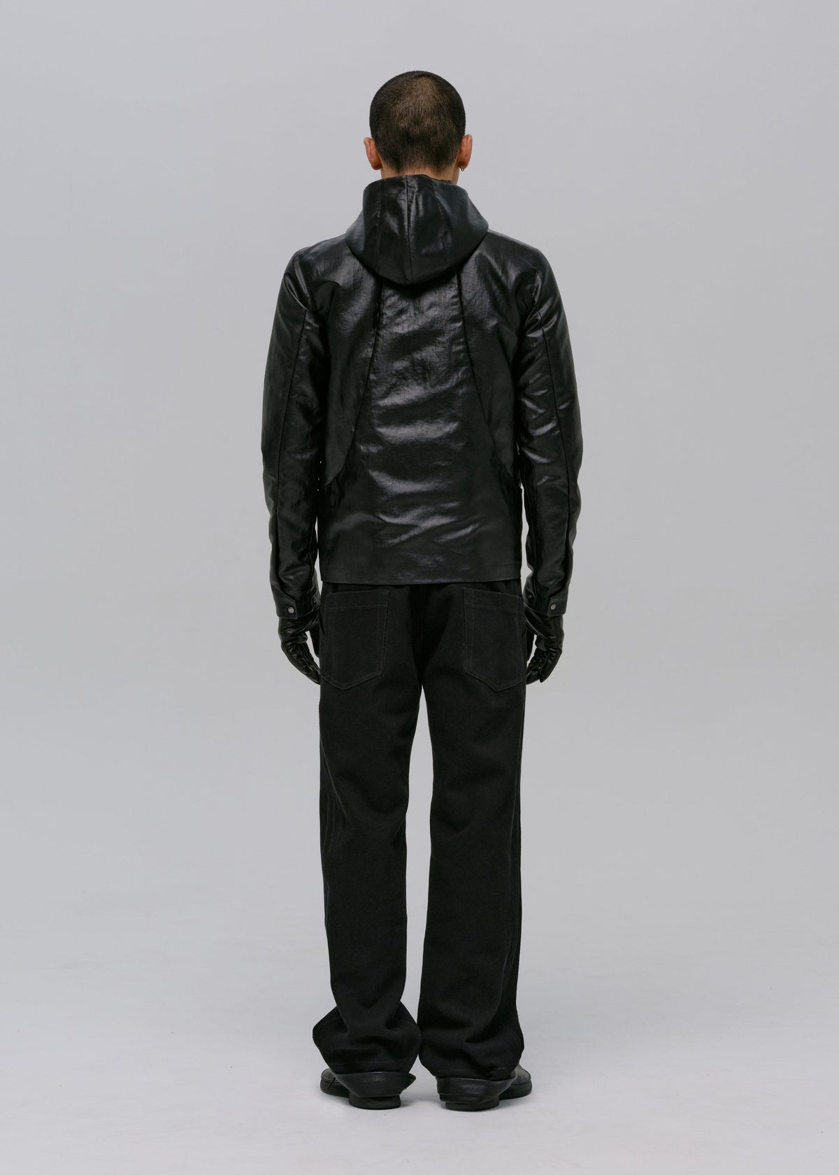 Hyein Seo - Hooded Zip Jacket (Black) product image 5 | TRAB K-Fashion Australia