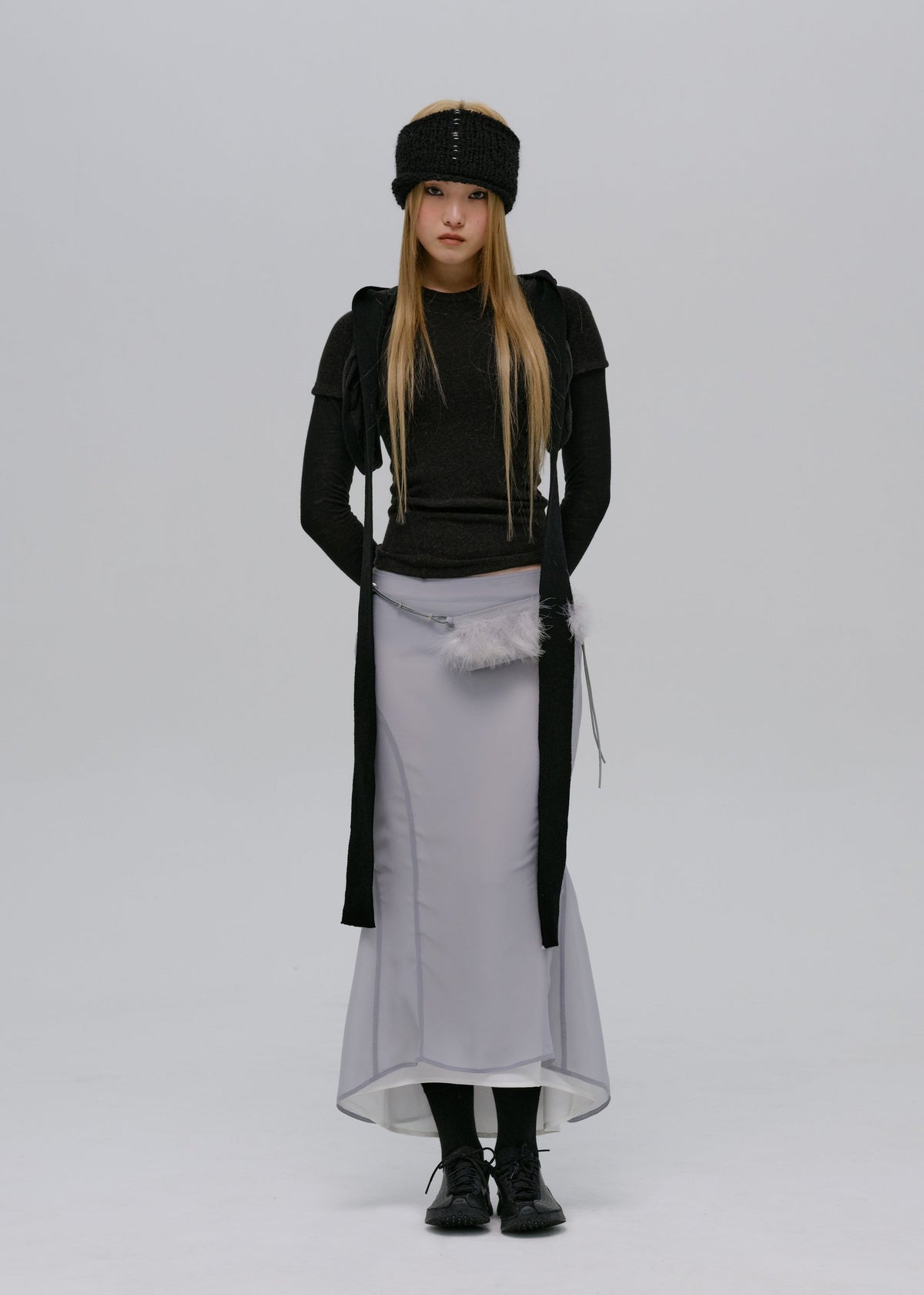 Hyein Seo - Knit Headband (Black) product image 1 | TRAB K-Fashion Australia
