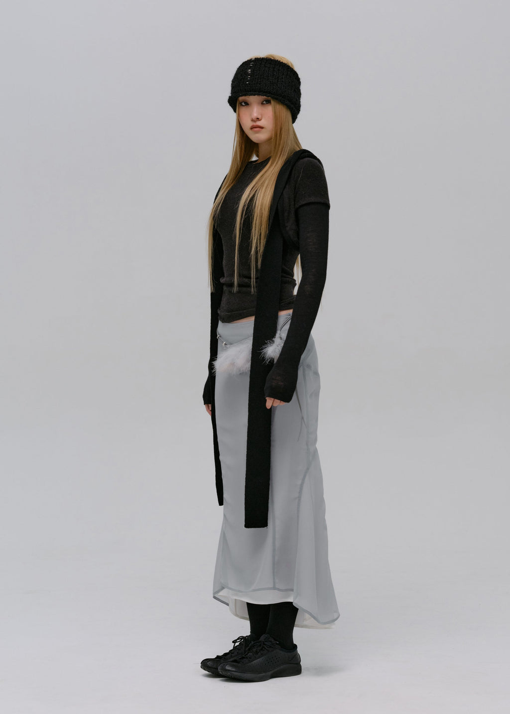 Hyein Seo - Knit Headband (Black) product image 3 | TRAB K-Fashion Australia