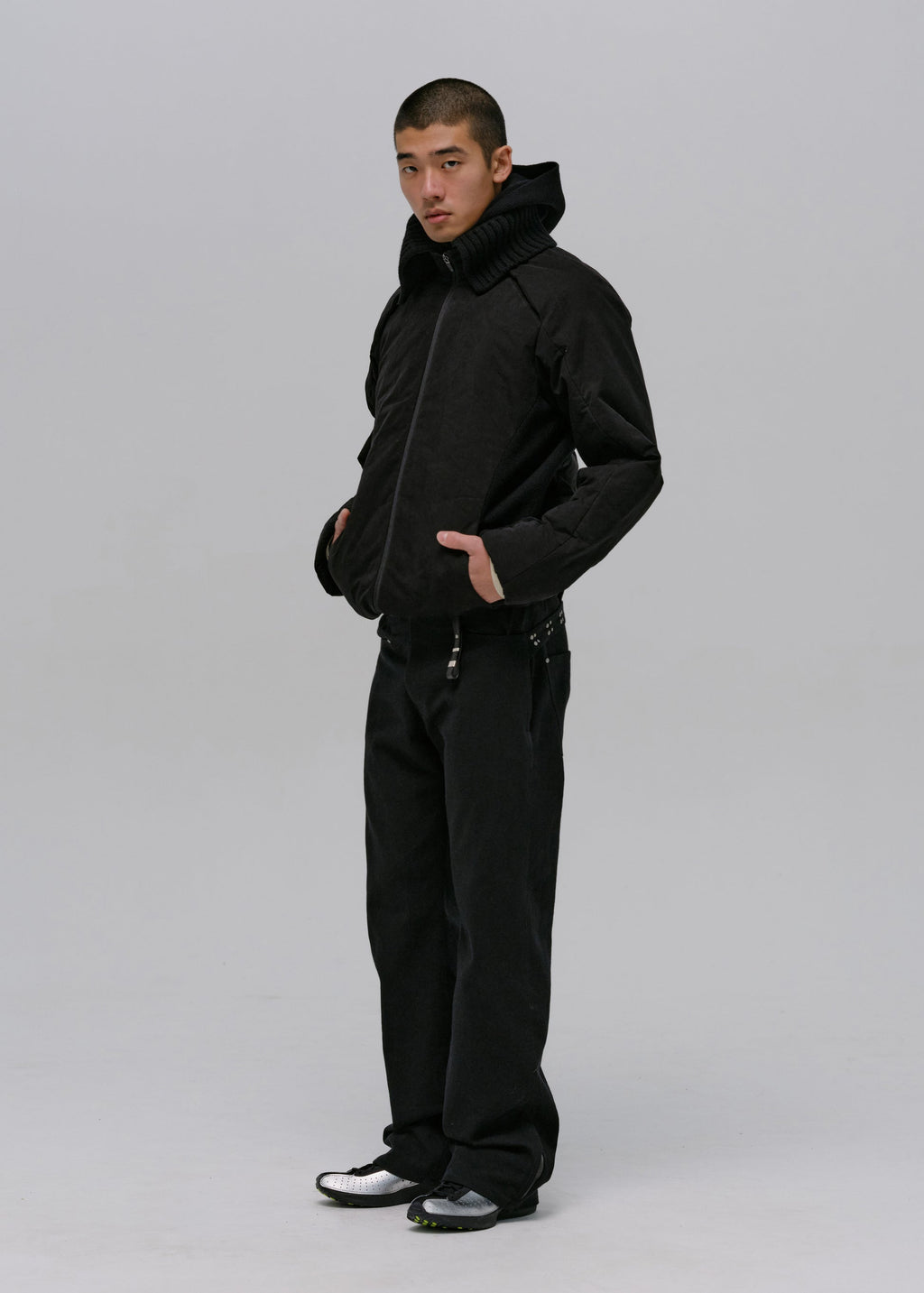 Hyein Seo - Cinch-Back Pants (Black) product image 9 | TRAB K-Fashion Australia