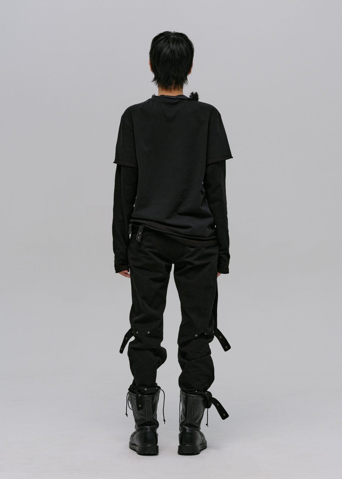 Hyein Seo - Low-Rise Pants (Black) product image 3 | TRAB K-Fashion Australia