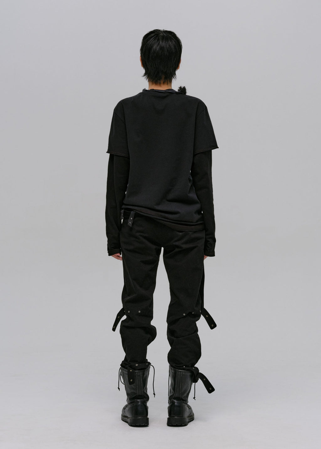 Hyein Seo - Low-Rise Pants (Black) product image 3 | TRAB K-Fashion Australia