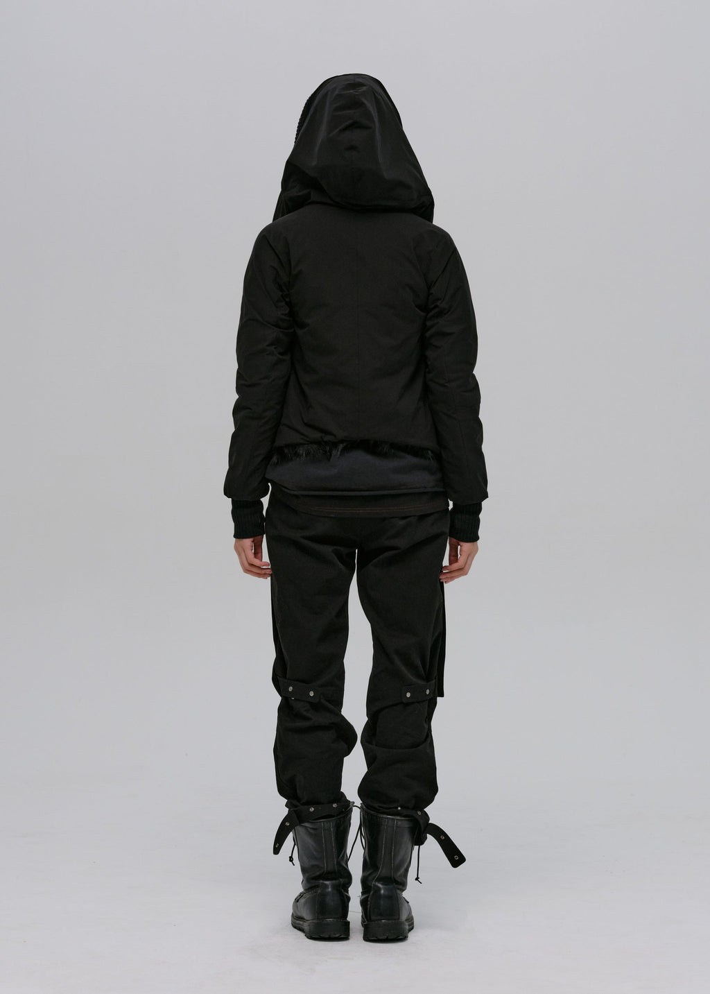 Hyein Seo - Reversible Fur Jacket (Black) product image 6 | TRAB K-Fashion Australia