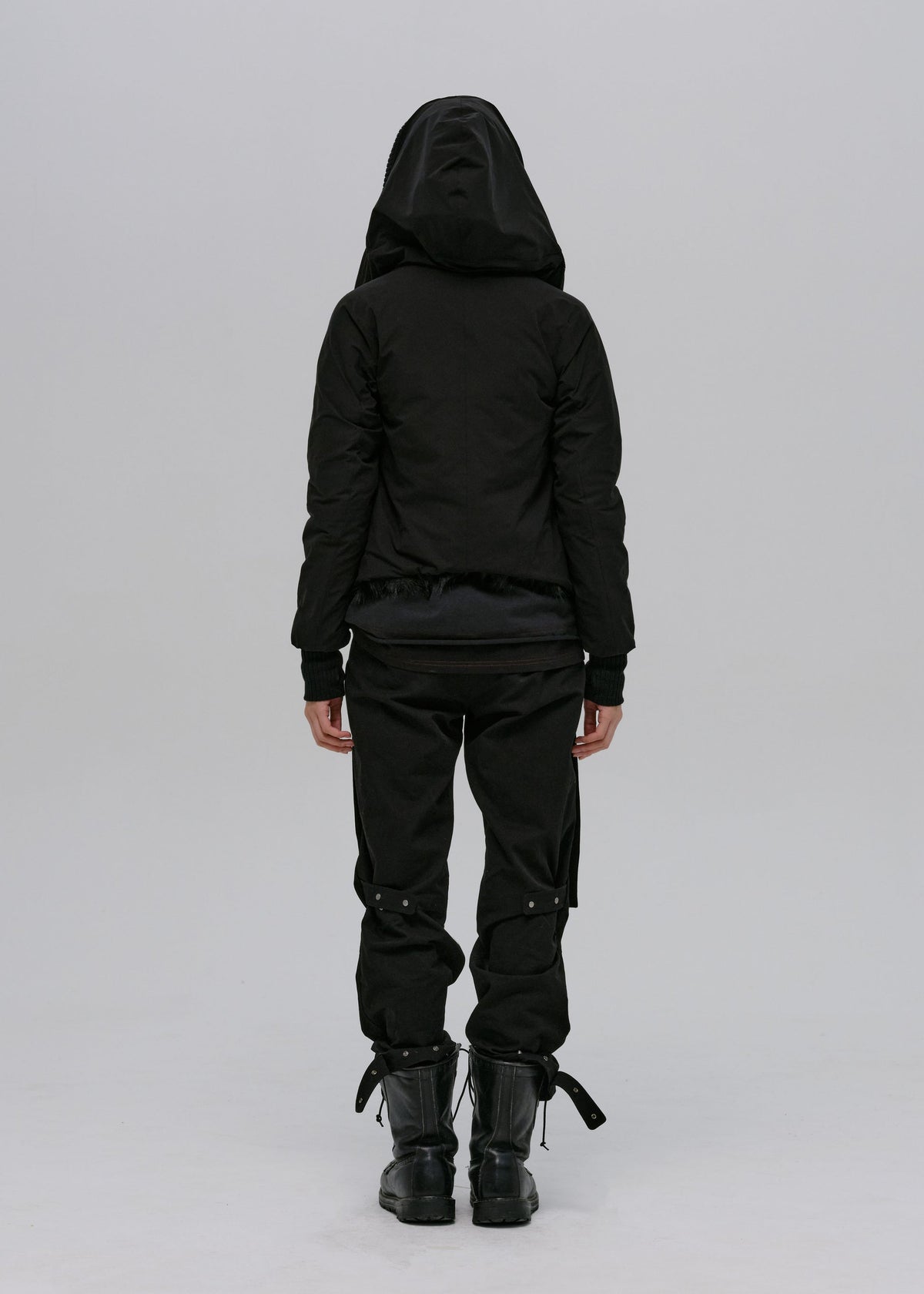 Hyein Seo - Reversible Fur Jacket (Black) product image 6 | TRAB K-Fashion Australia