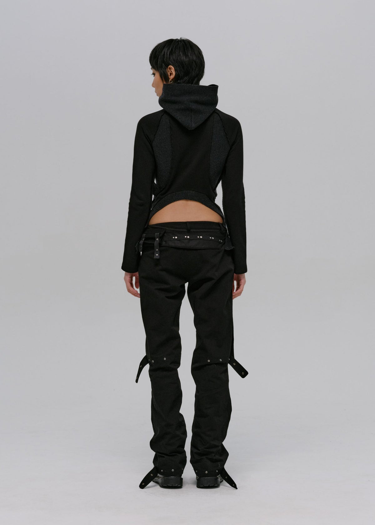 Hyein Seo - Low-Rise Pants (Black) product image 10 | TRAB K-Fashion Australia