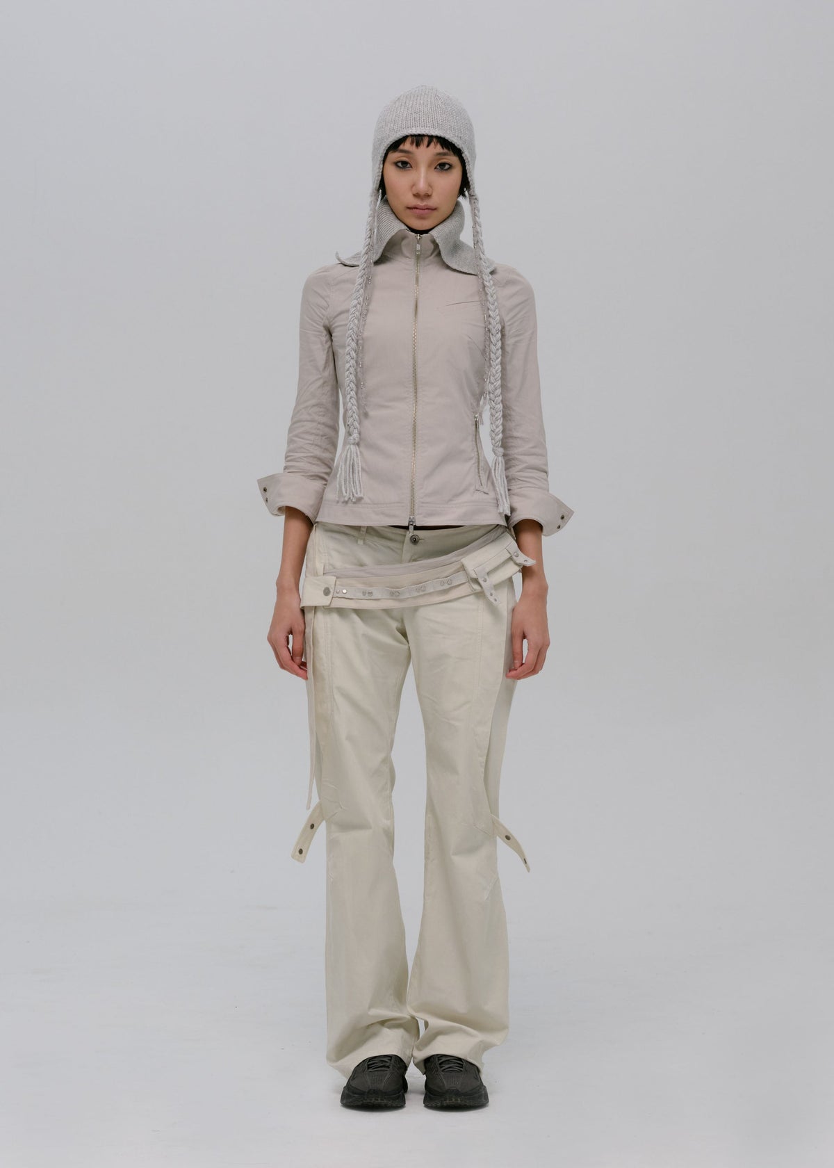 Hyein Seo - Low-Rise Pants (Ivory) product image 1 | TRAB K-Fashion Australia