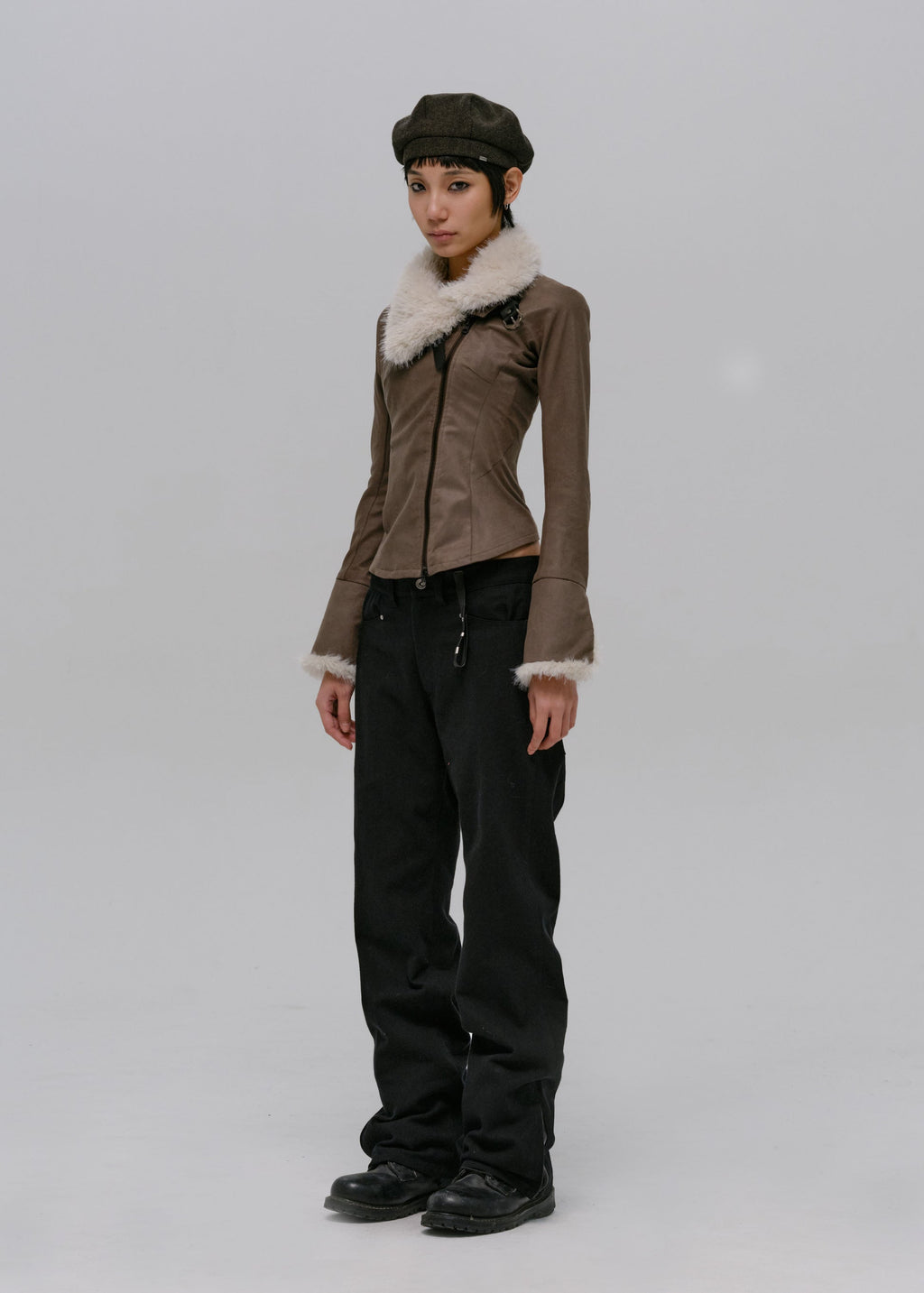 Hyein Seo - Trinity Jacket (Khaki Brown) product image 2 | TRAB K-Fashion Australia