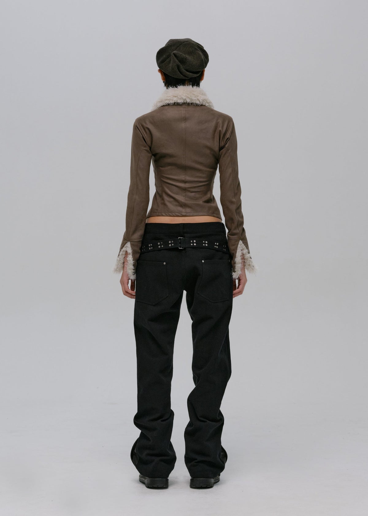 Hyein Seo - Wool Beret (Khaki) product image 4 | TRAB K-Fashion Australia