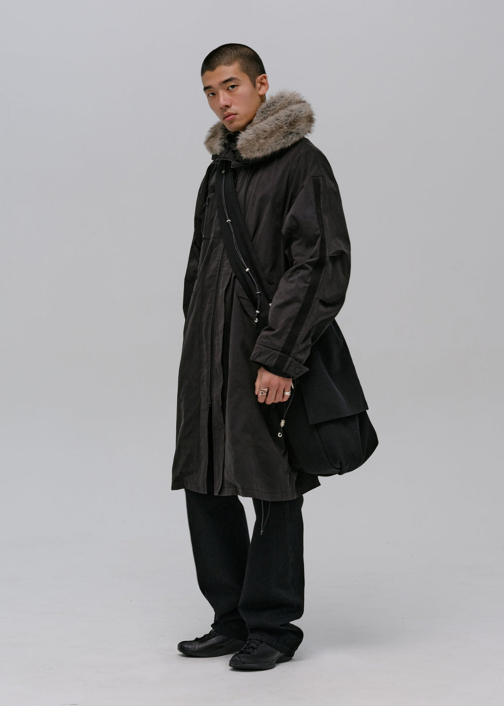 Hyein Seo - Messenger Bag (Black) product image 8 | TRAB K-Fashion Australia