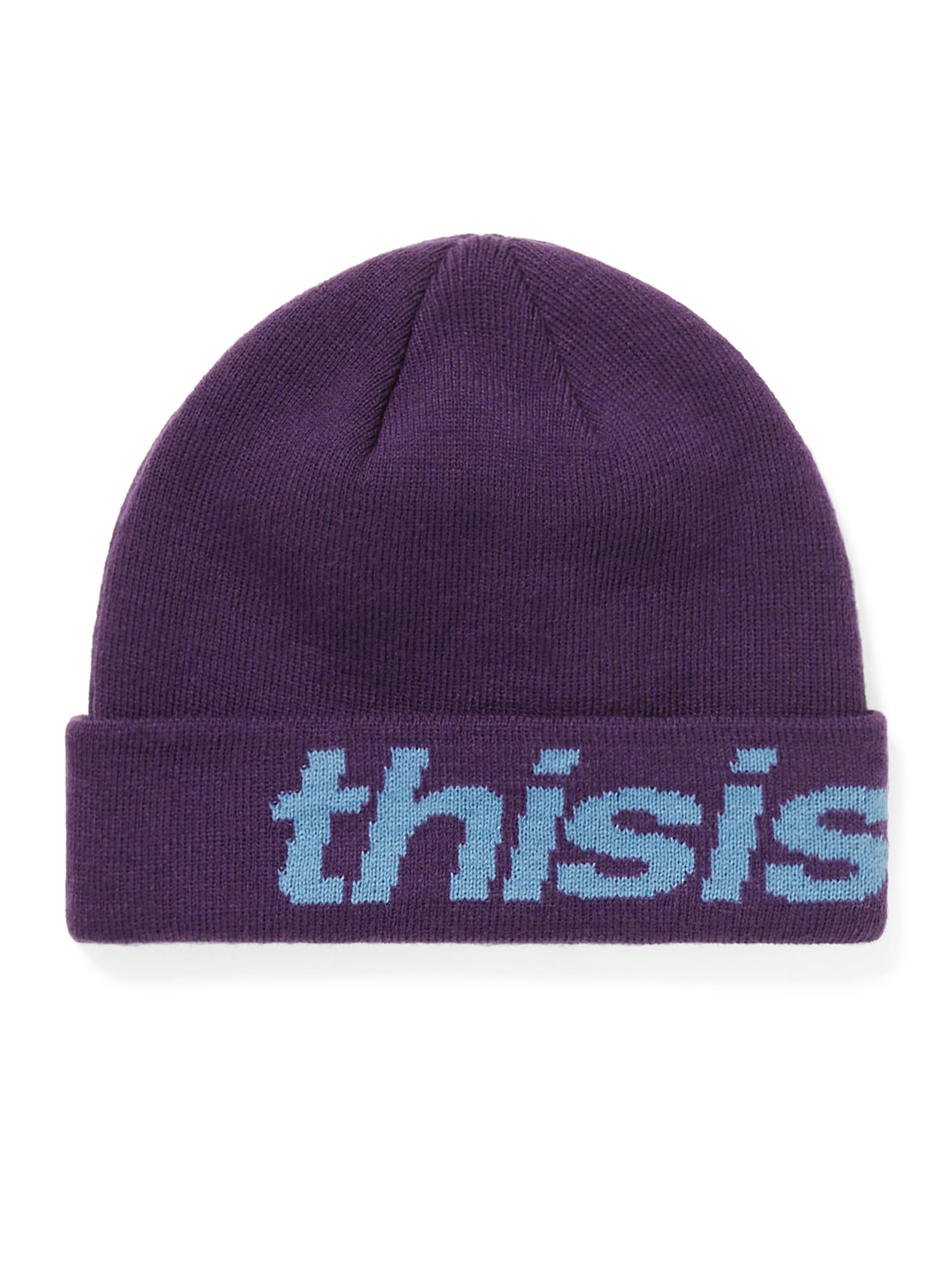 thisisneverthat - HSP-Logo Big Cuff Beanie (purple) product image 1 | TRAB K-Fashion Australia