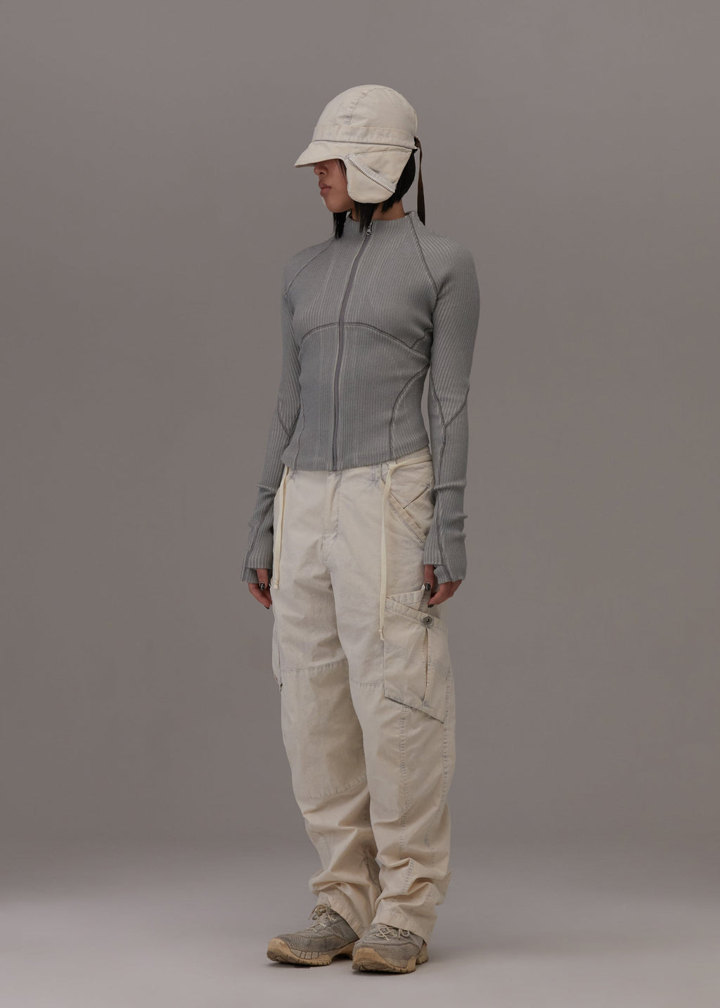 Hyein Seo - Flap Hat w/ Mask (Ice Blue) product image 9 | TRAB K-Fashion Australia