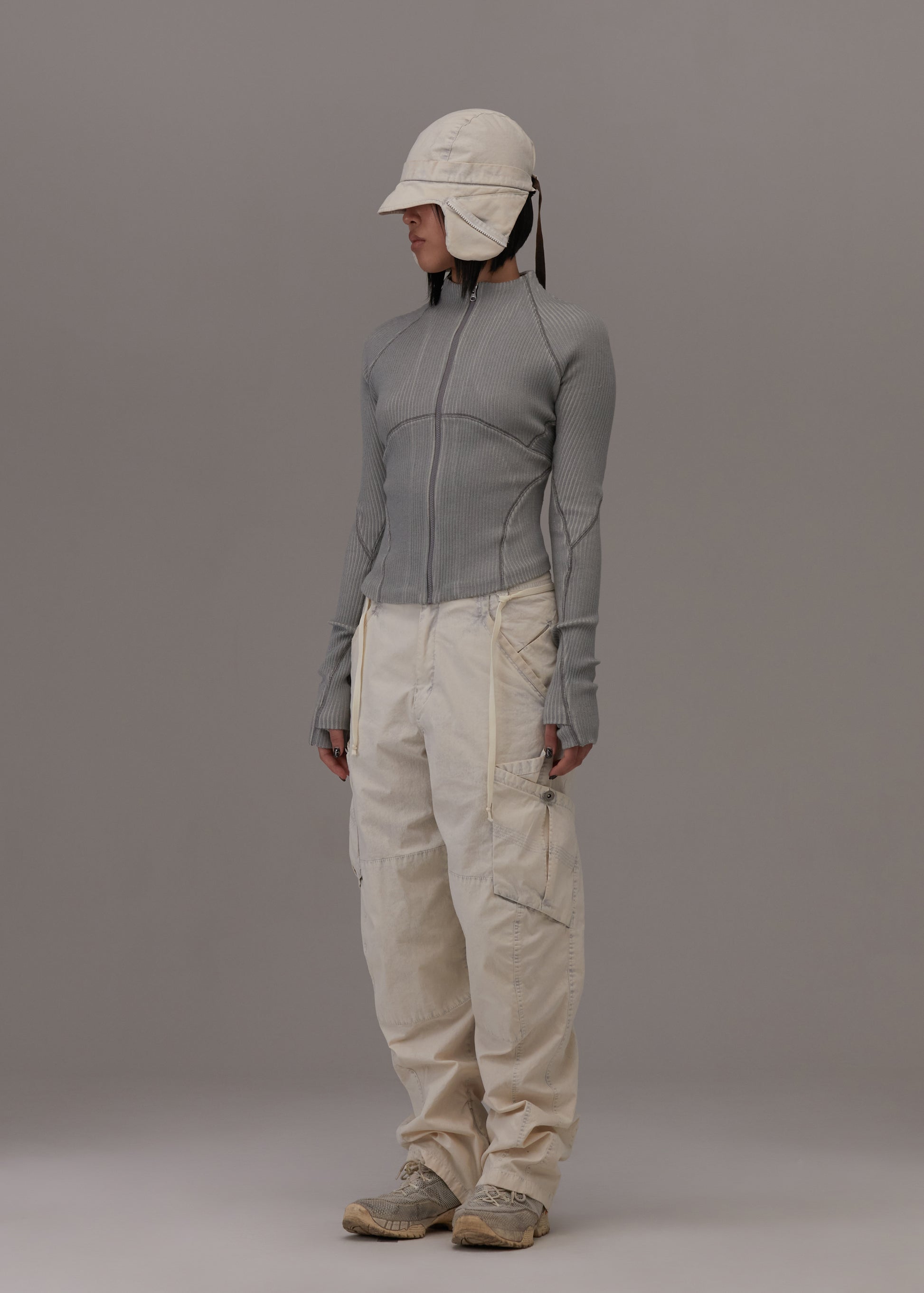 Hyein Seo - Flap Hat w/ Mask (Ice Blue) product image 9 | TRAB K-Fashion Australia