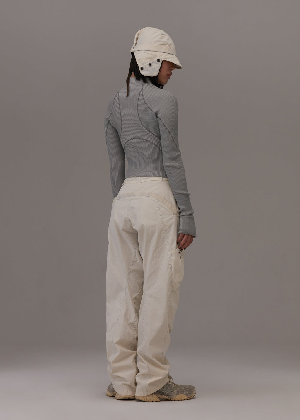 Hyein Seo - Flap Hat w/ Mask (Ice Blue) product image 10 | TRAB K-Fashion Australia