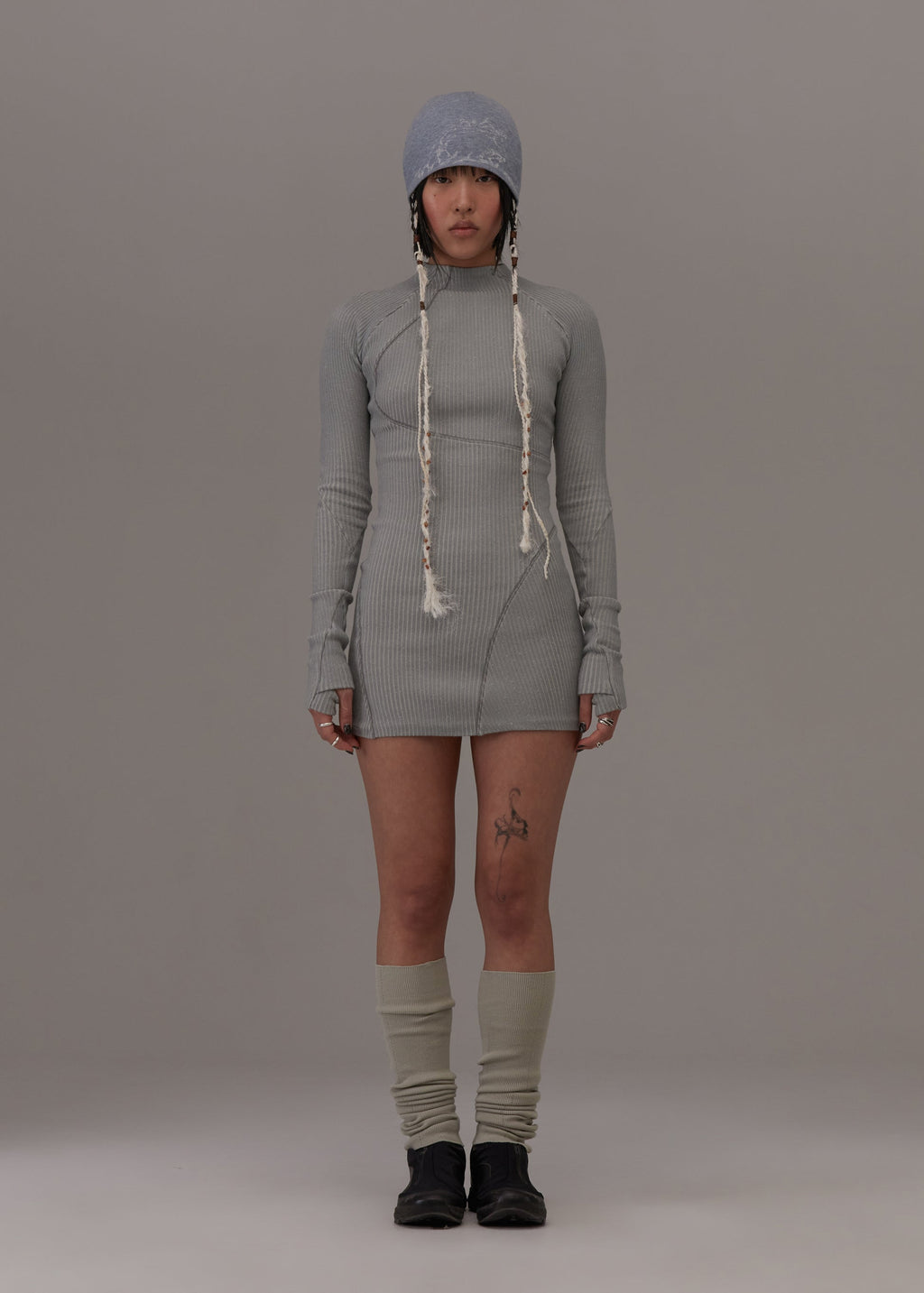 Hyein Seo - Graphic Beanie (Sky Blue) product image 1 | TRAB K-Fashion Australia