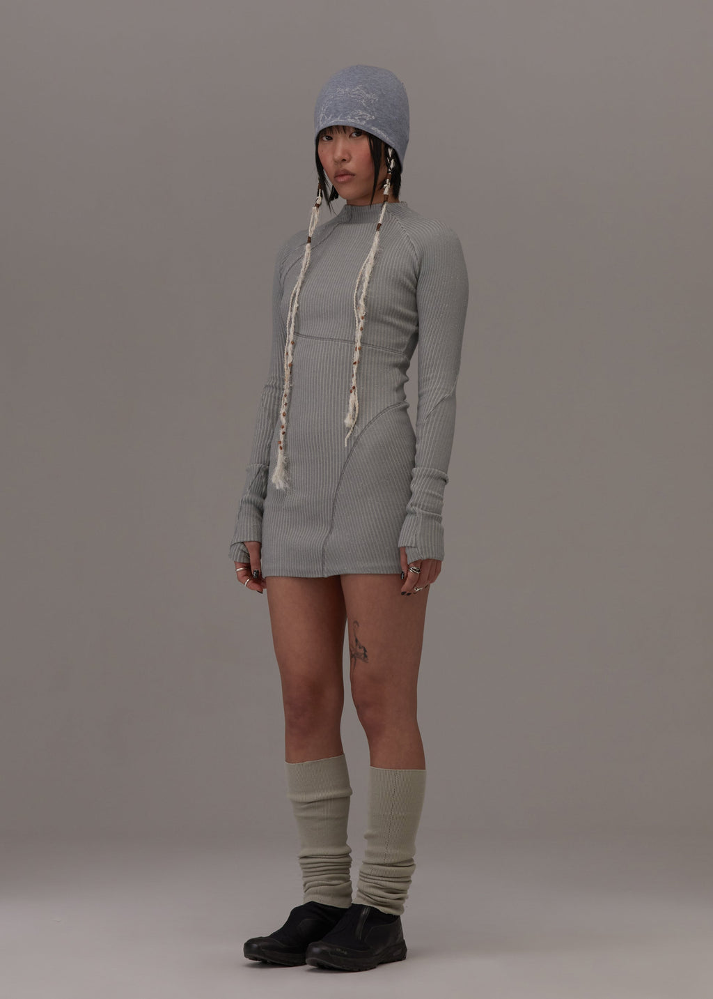 Hyein Seo - Graphic Beanie (Sky Blue) product image 2 | TRAB K-Fashion Australia