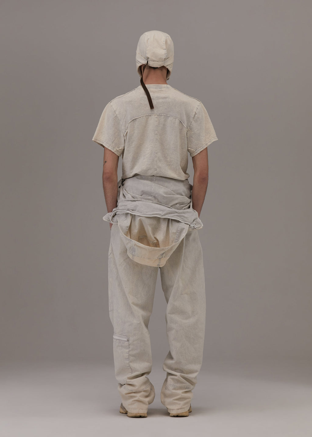 Hyein Seo - Flap Hat w/ Mask (Ice Blue) product image 4 | TRAB K-Fashion Australia