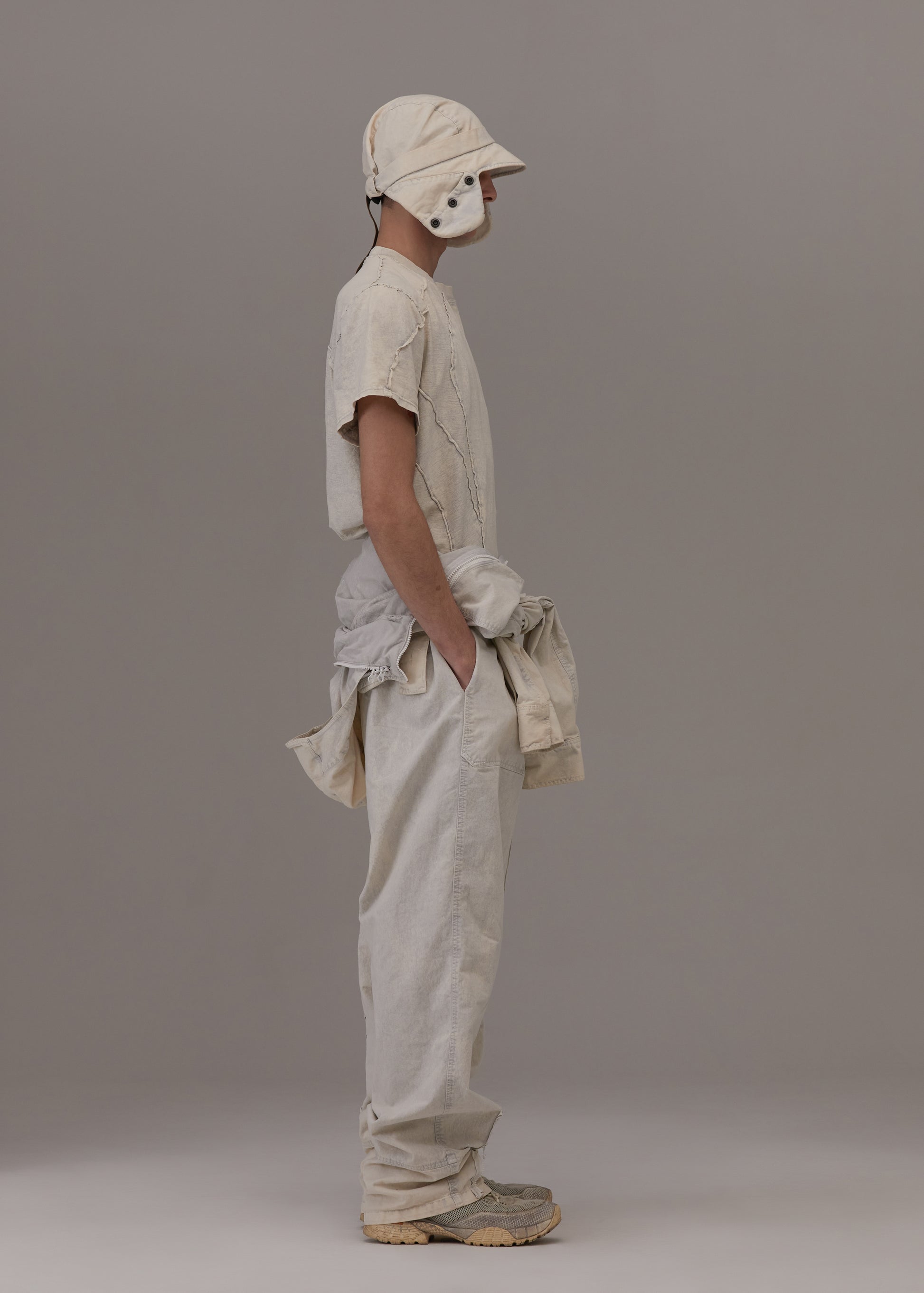 Hyein Seo - Flap Hat w/ Mask (Ice Blue) product image 7 | TRAB K-Fashion Australia