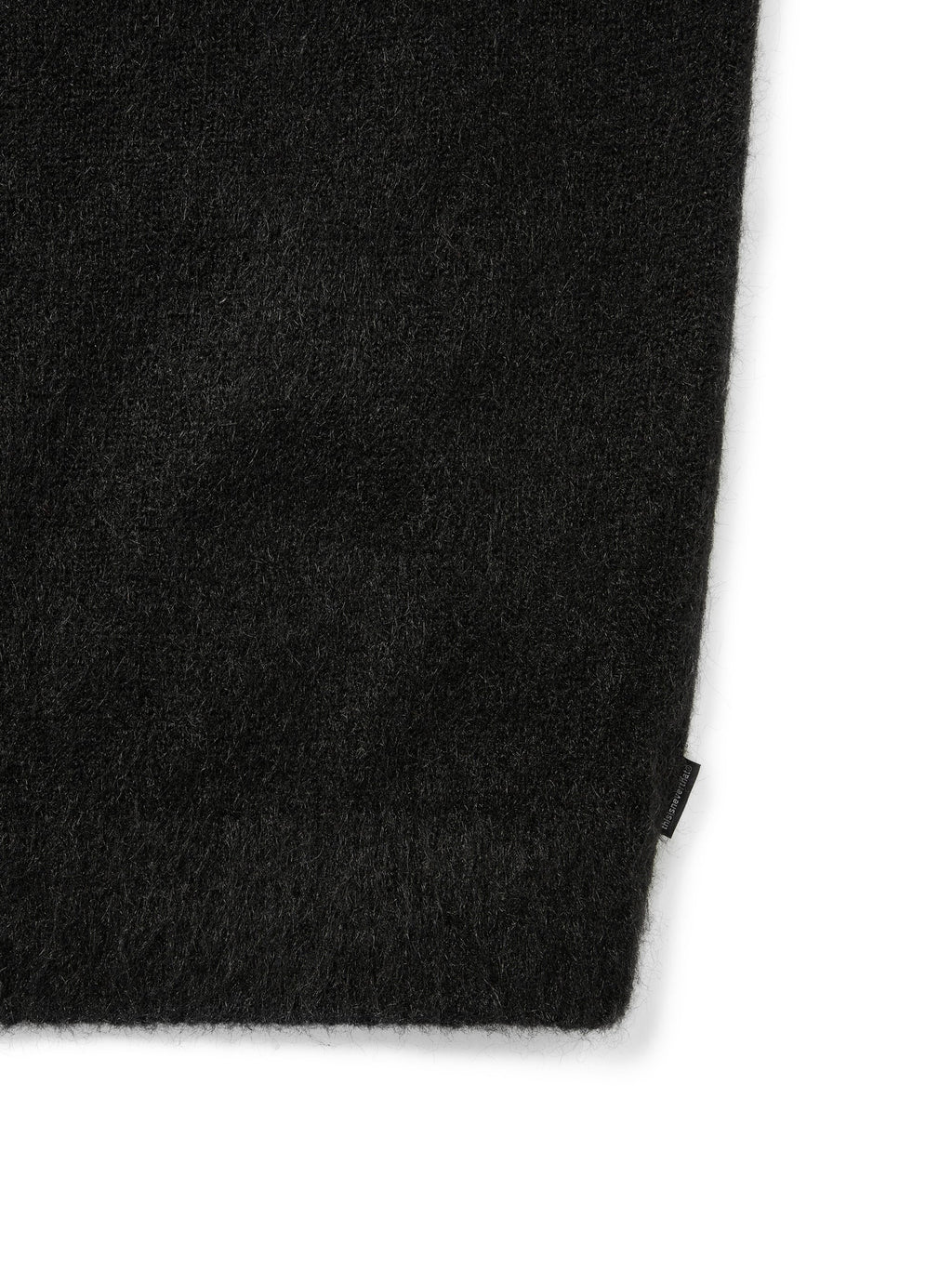thisisneverthat - Hairy Knit Cardigan (Black) product image 3 | TRAB K-Fashion Australia